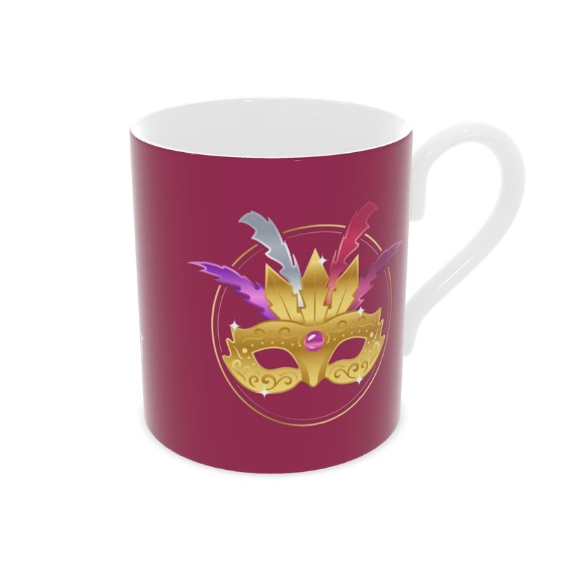 No Drama Just Champagne Mug | Elegant Bone China Coffee Cup