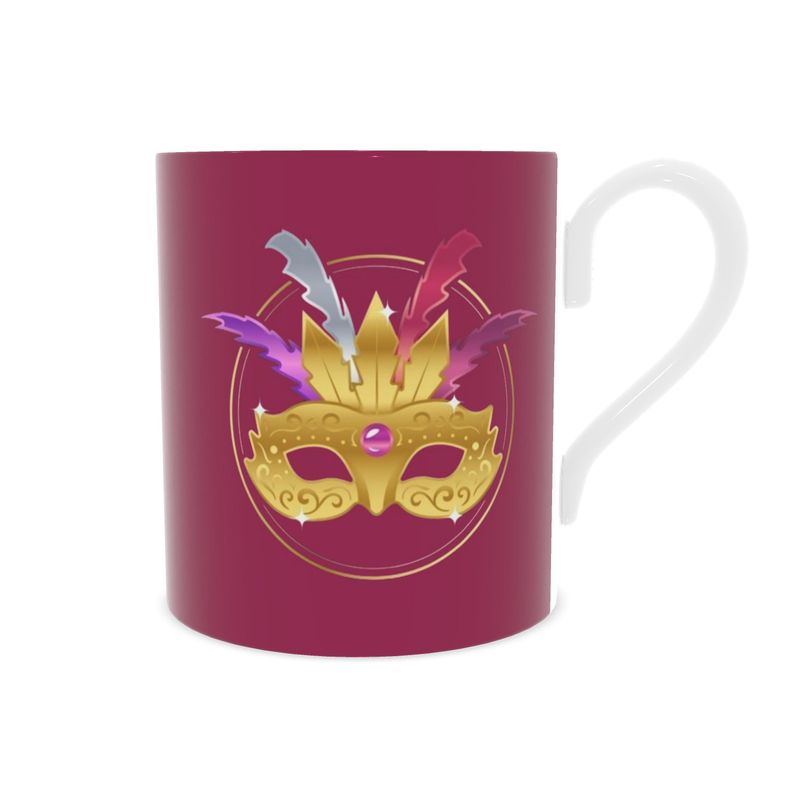 No Drama Just Champagne Mug | Elegant Bone China Coffee Cup