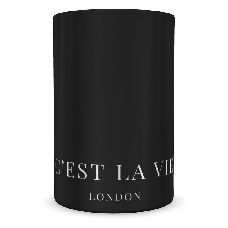 C'EST LA VIE Black Luxury Wine Cooler - Elegant Wine Chiller