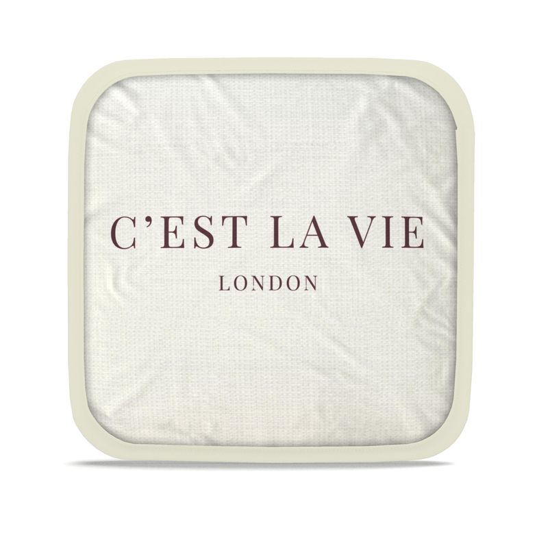 C'EST LA VIE Ivory Pot Grabs - Set of 2 Stylish Kitchen Essentials