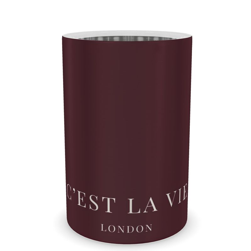 C'EST LA VIE Luxury Wine Cooler - Elegant Wine Chiller for Stylish Entertaining