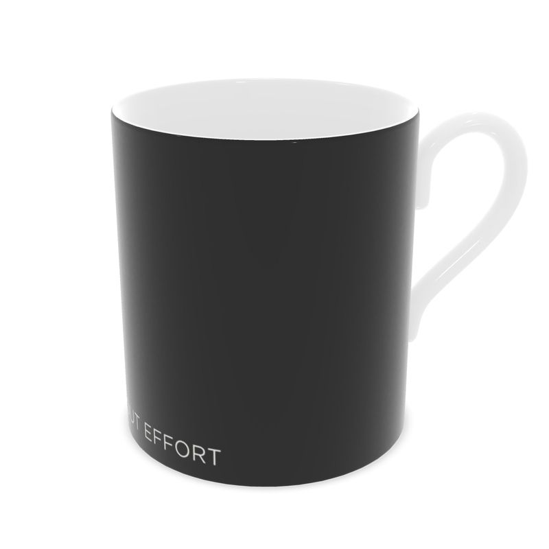 Elegance Without Effort: Chic Bone China Coffee Mug