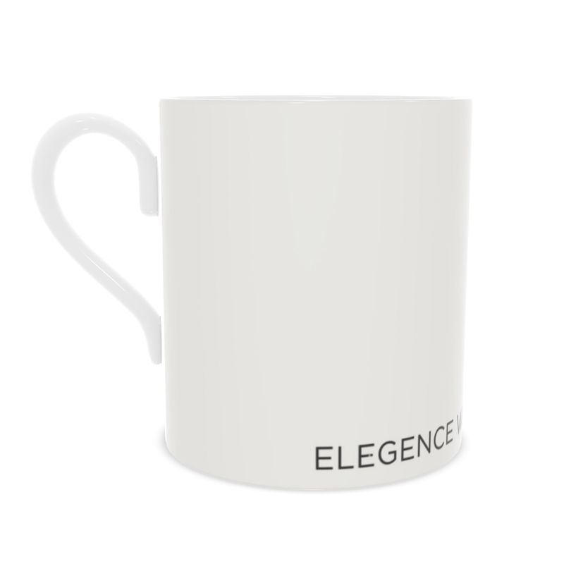 Elegant Bone China Mug - Effortless Style for Every Occasion