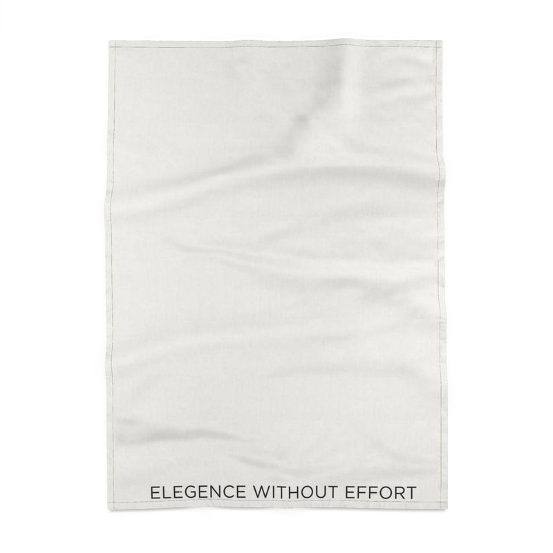 Elegence Without Effort: Ivory Tea Towel for Stylish Kitchens