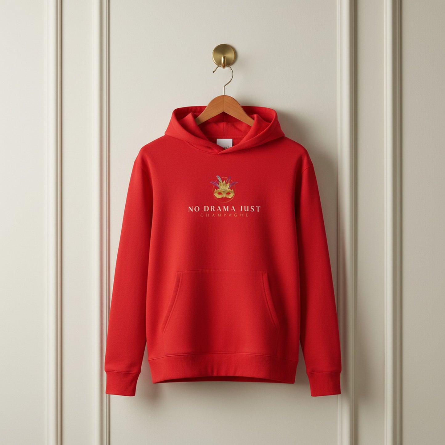 Fun No Drama Just Champagne Hoodie - Perfect Gift for Her