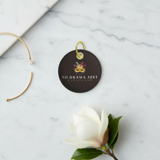 No Drama Just Champagne Key Ring - Perfect Gift for Wine and Bubbly Enthusiasts