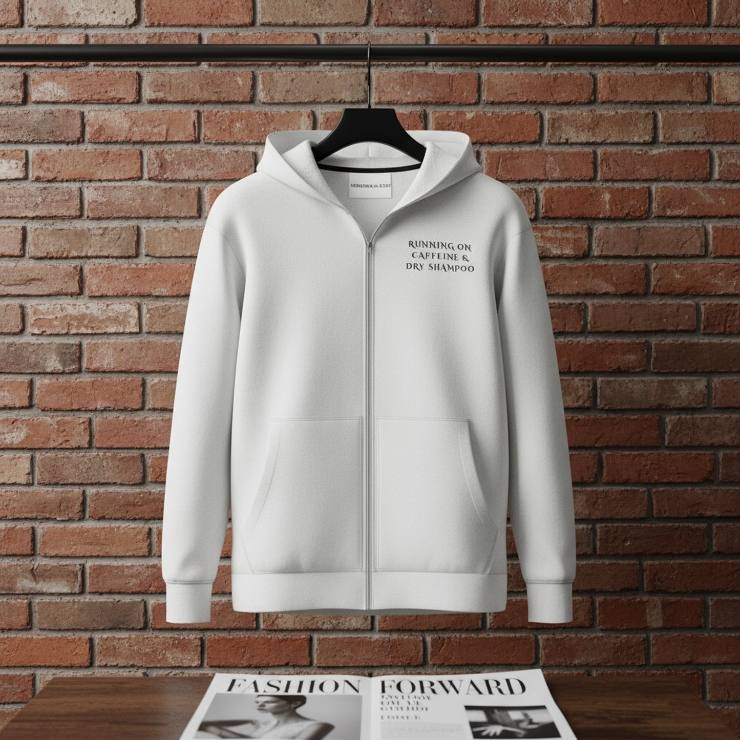 Running On Caffeine & Dry Shampoo Cosy Hoodie