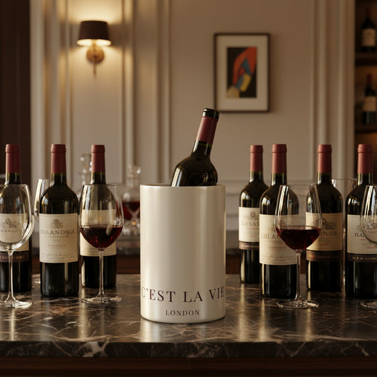 Luxury Wine Cooler: C'EST LA VIE Chic Chiller for Entertaining