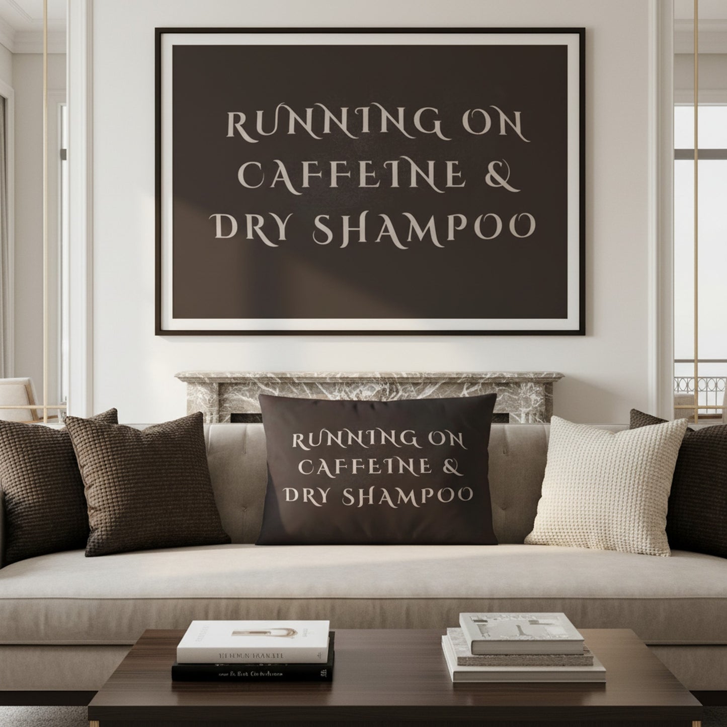 Velvet Cushion: Running on Caffeine & Dry Shampoo | Home Decor