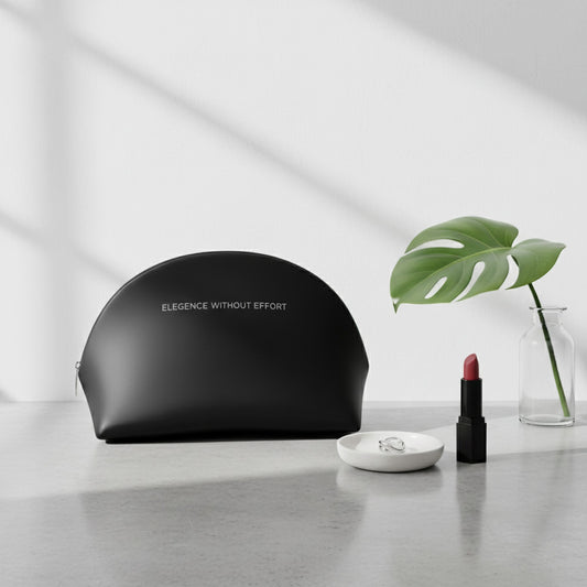 Elegance Without Effort Makeup Bag - Chic & Stylish Cosmetic Pouch