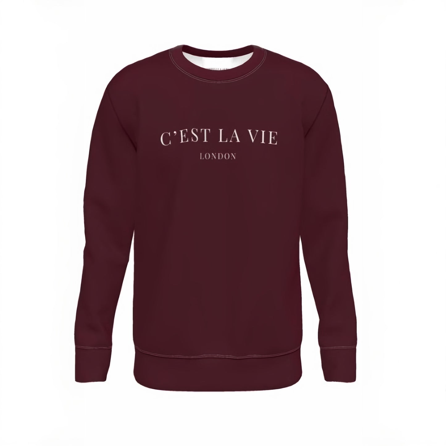 C'EST LA VIE Women's Luxury Sweatshirt - Chic Comfort Wear