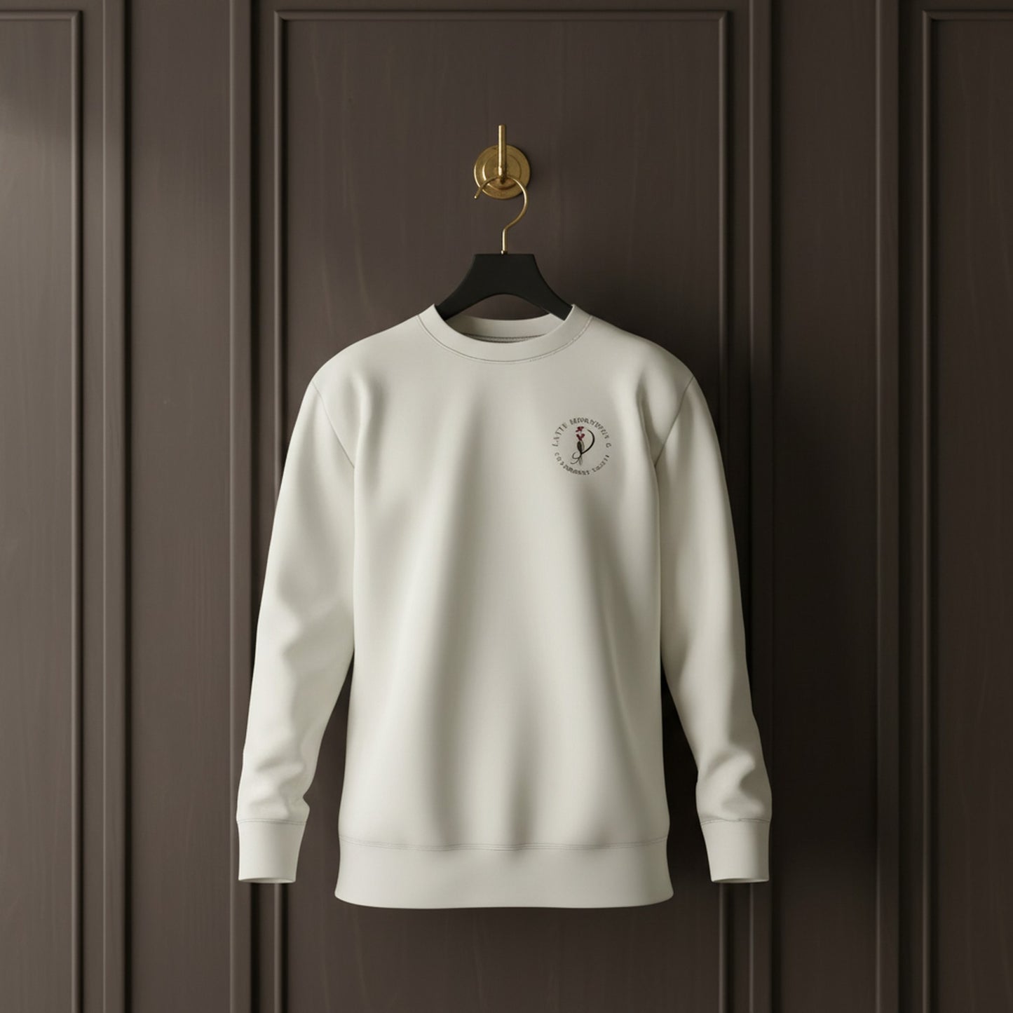 Chic Latte Mornings Champagne Nights Sweatshirt - Trendy Comfy Apparel