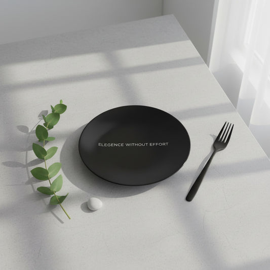 Elegance Without Effort: Set of 2 Bone China Plates