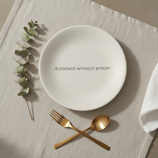 Bone China Plates Set of 2 - Elegance Without Effort