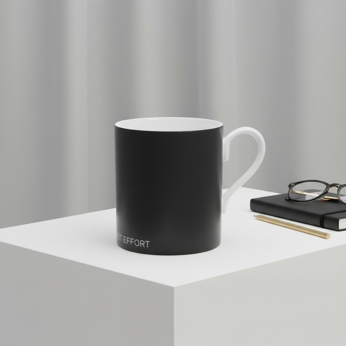 Elegance Without Effort: Chic Bone China Coffee Mug