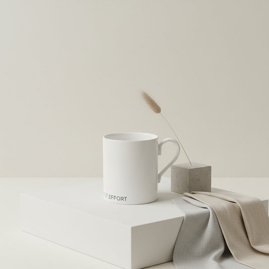 Elegant Bone China Mug - Effortless Style for Every Occasion