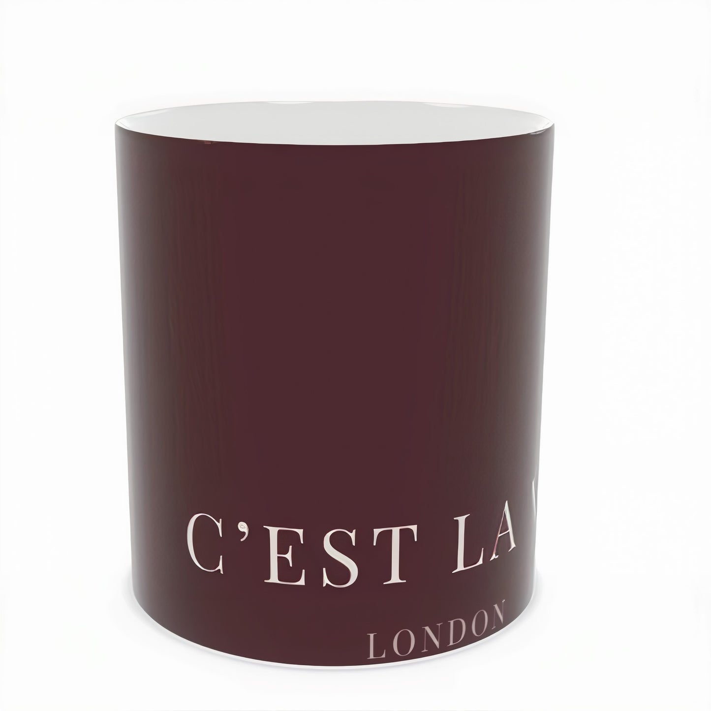 Chic C'EST LA VIE Fine Bone China Mug - Perfect for Tea & Coffee